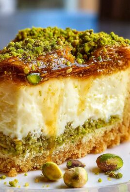 Baklava Pistazien Cheesecake – Ein unwiderstehlicher Genuss!