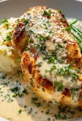 Cremiges Knoblauch-Parmesan-Hühnchen Rezept für Feinschmecker
