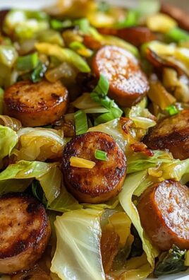 Einfache Wurst und Kohl Pfanne in nur 30 Minuten