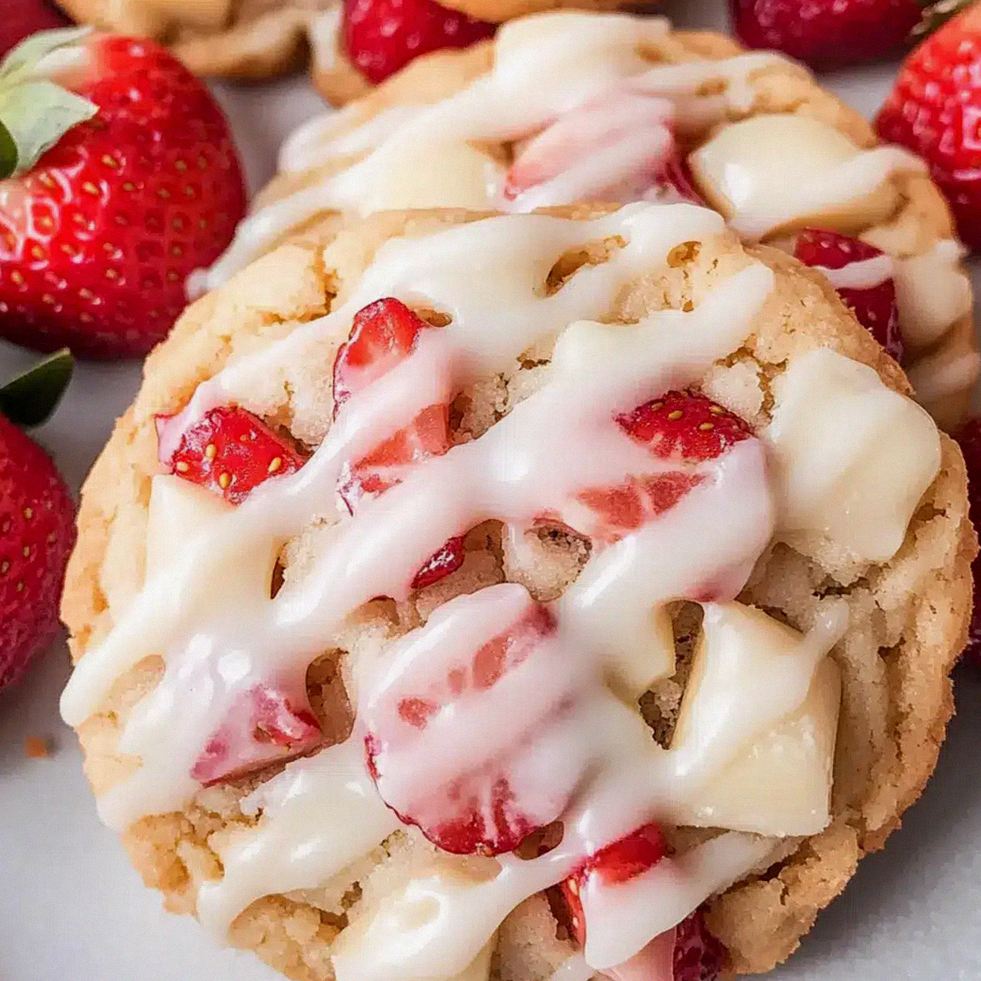 Erdbeerkuchen Plätzchen – Ein schneller Genuss – Schritt 2
