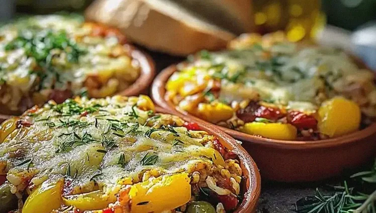 Gefüllte Paprika mit Reis - Einfaches Rezept für jeden Tag