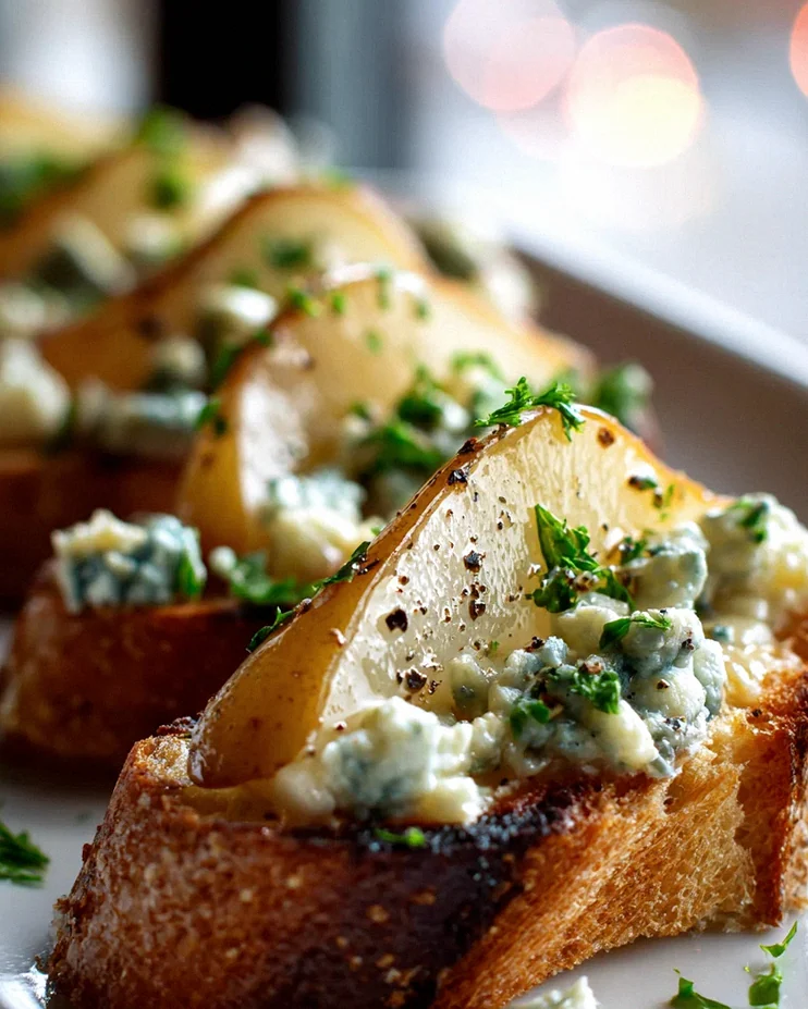 Gorgonzola Birnen Bruschetta: Einfach & unwiderstehlich – Schritt 2