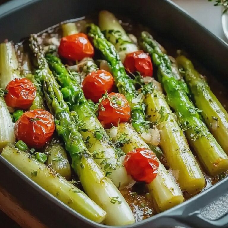 Grüner Spargel im Ofen zubereiten