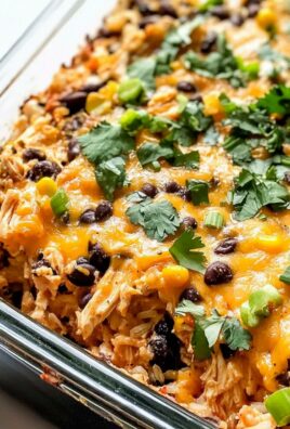 Hühnchen Burrito Auflauf ganz einfach zubereiten