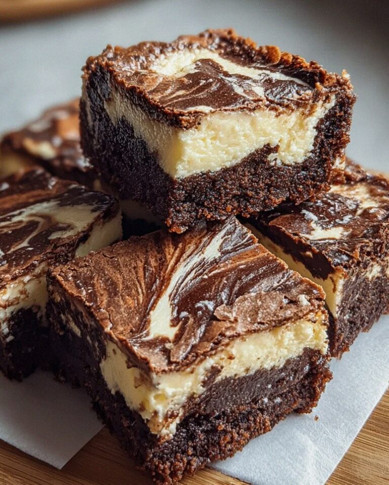 Käsekuchen Brownies mit Frischkäse und Schokolade