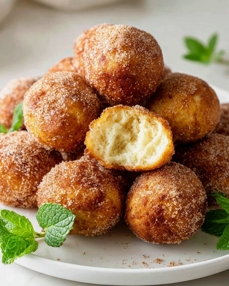 Knusprige Frühstücks-Fritter-Bites mit Zimtzucker – Schritt 2
