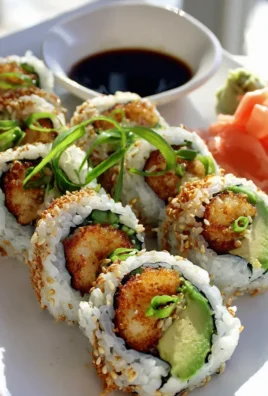 Knusprige Tempura Garnelen Sushi Rolls Rezept – Schnell & Lecker