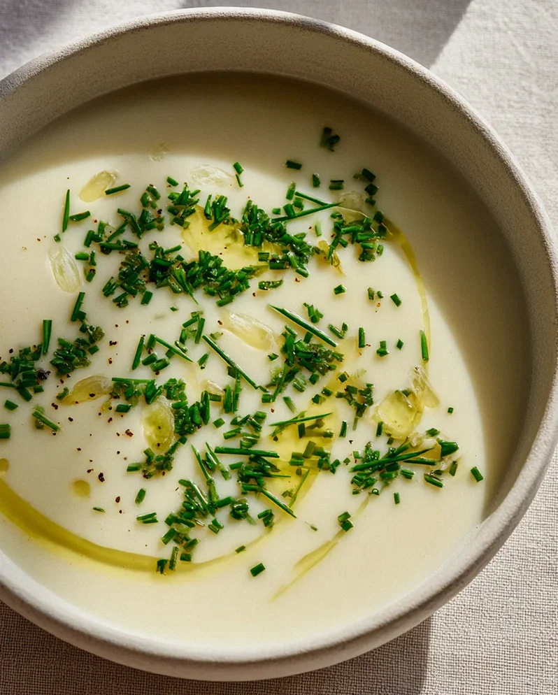 Leckere weiße Spargelsuppe mit Gemüsefond ohne Alkohol – Schritt 1