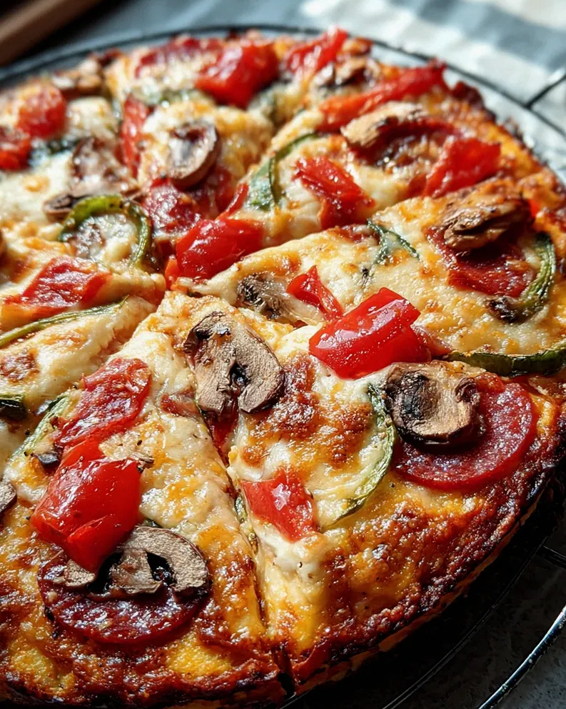 Low Carb Schüttelpizza – Schritt 1