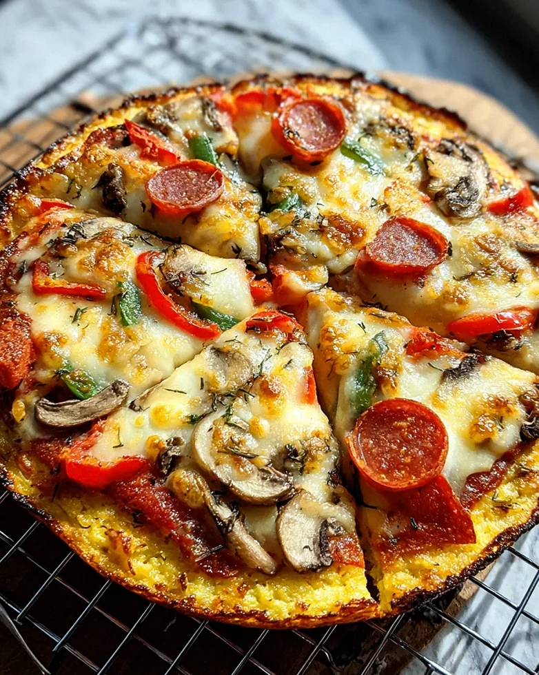 Low Carb Schüttelpizza – Schritt 2