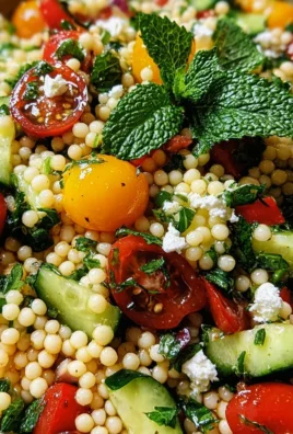 Mediterraner Israelischer Couscous Salat