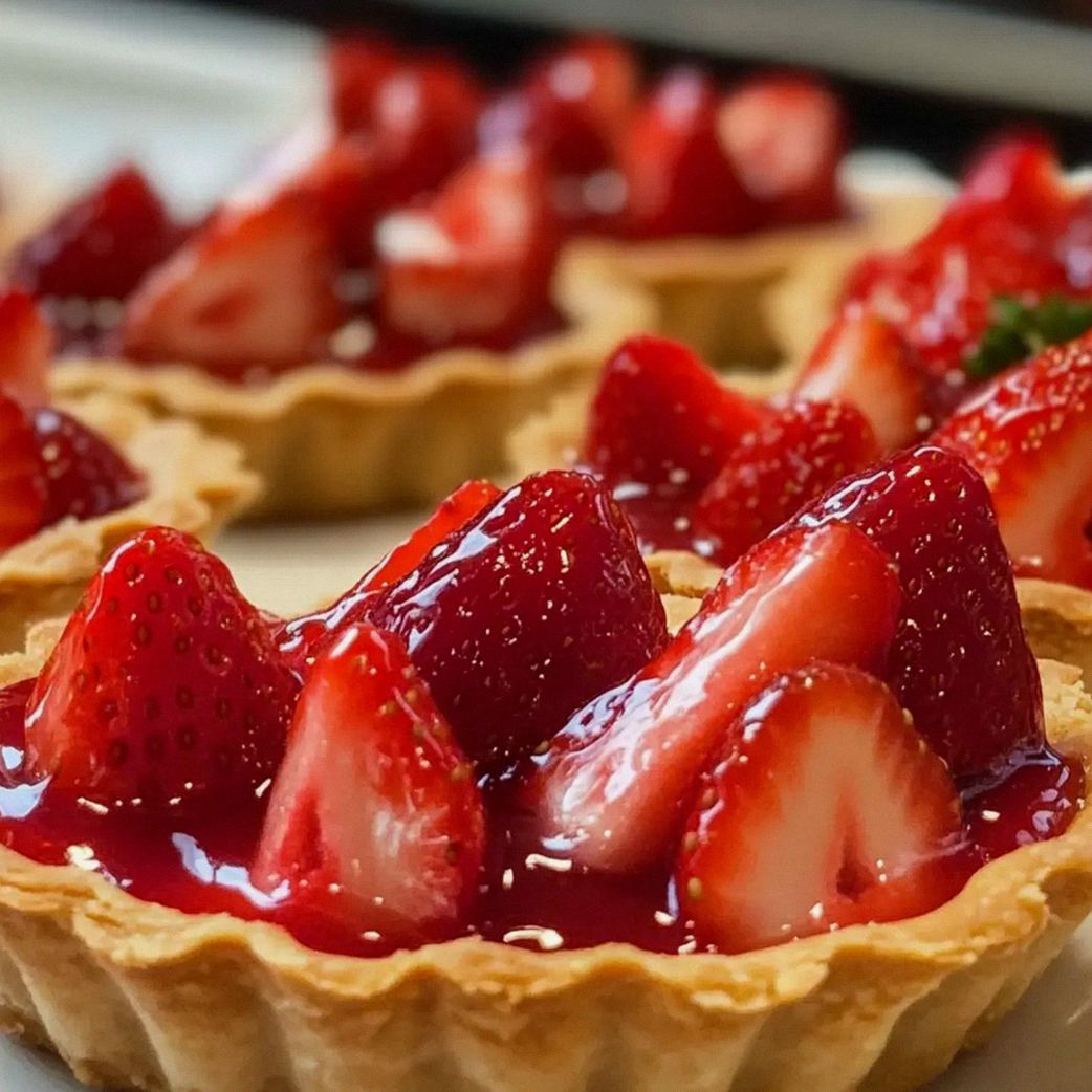 Mini-Erdbeertörtchen mit buttrigem Mürbeteig – Schritt 1