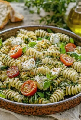 Nudelsalat mit Pesto einfach und mediterran genießen