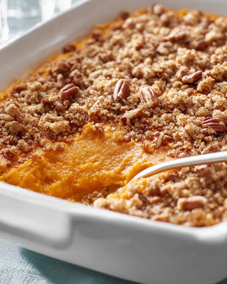 Paula Deen Süßkartoffelauflauf: Ein himmlisches Rezept! – Schritt 1