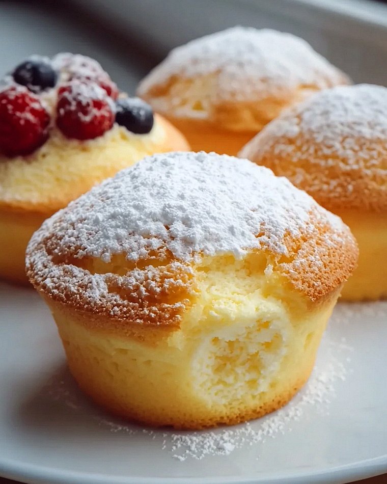Quarkmuffins mit Vanillepudding: Flauschig-cremiger Genuss! – Schritt 1