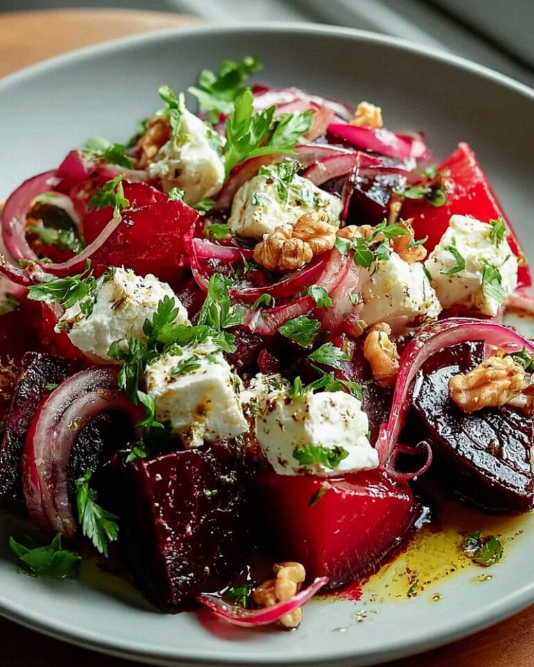 Rote Bete Feta Salat: Ein echter Knaller für deinen Tisch!