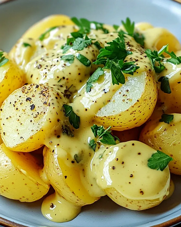 Senfsauce mit Salzkartoffeln – Schritt 1