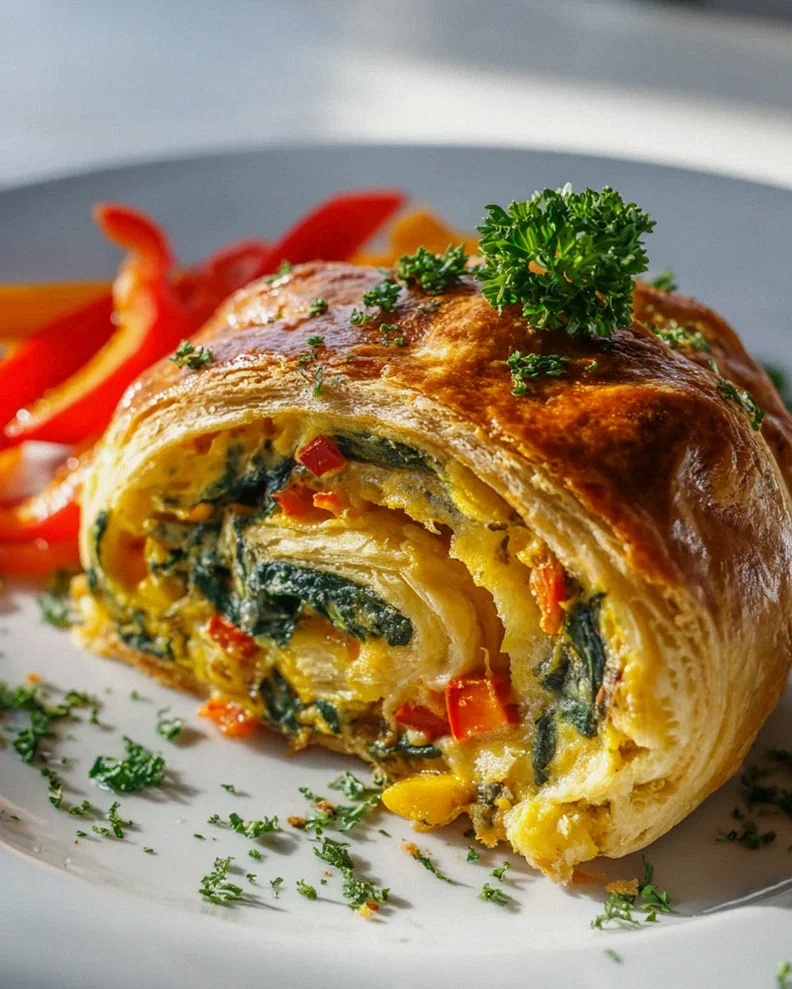Spinat-Gemüse-Quiche im Blätterteig – Schritt 1