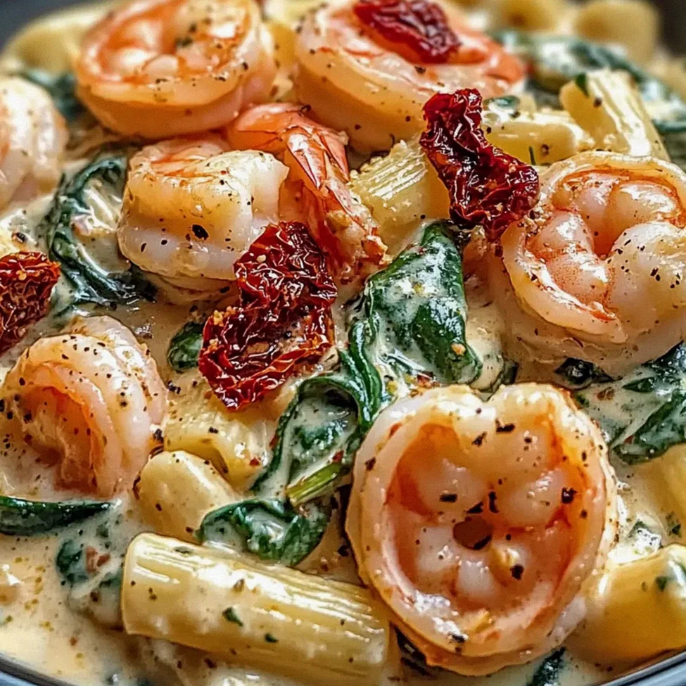 Tomate Garnelen mit Spinat Pasta in 30 Minuten – Schritt 2