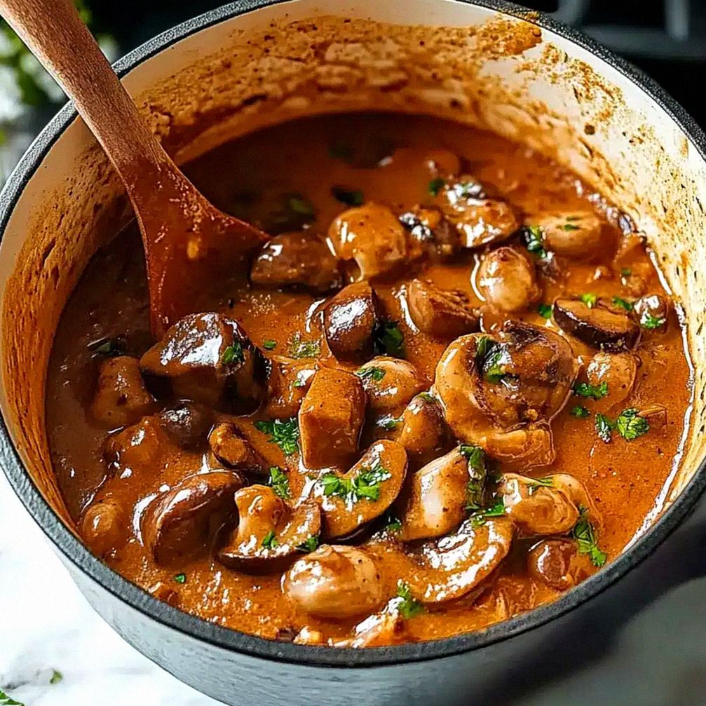Veganer Lauch-Pilz-Gulasch Einfach und Gesund – Schritt 1