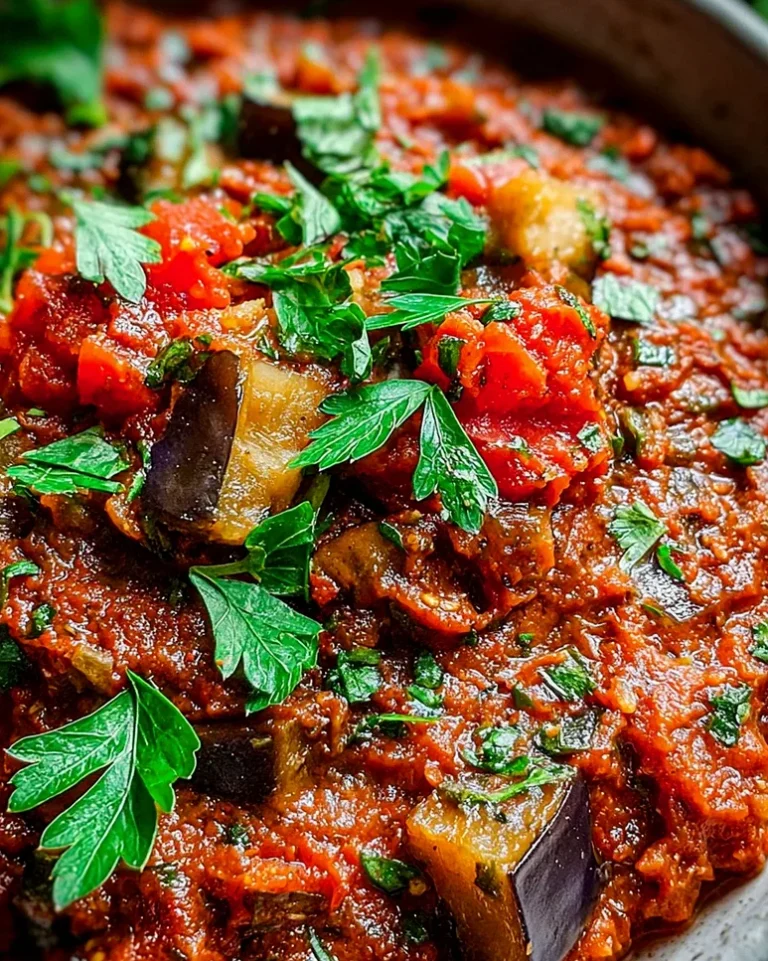 Zaalouk – Marokkanischer Auberginen-Tomaten-Dip